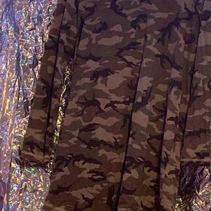 Oversized long sleeve cami top